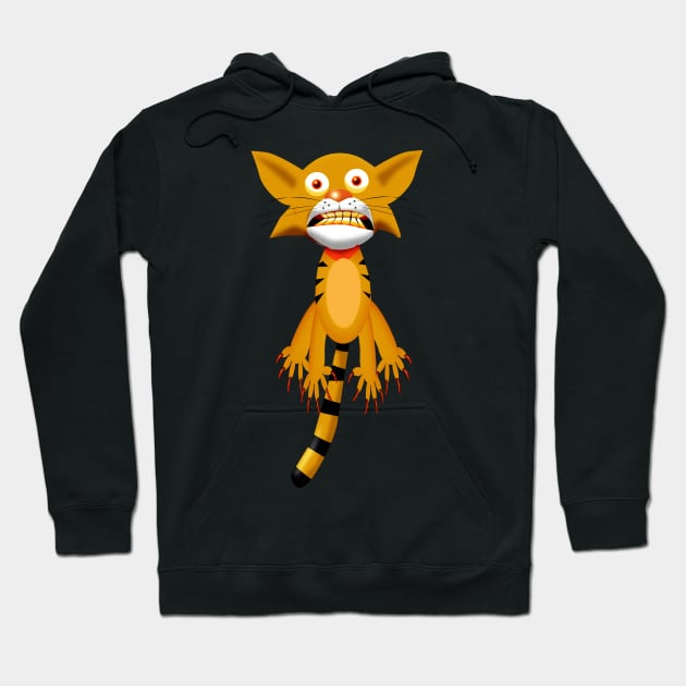 Scardy Cat Hoodie by Wickedcartoons